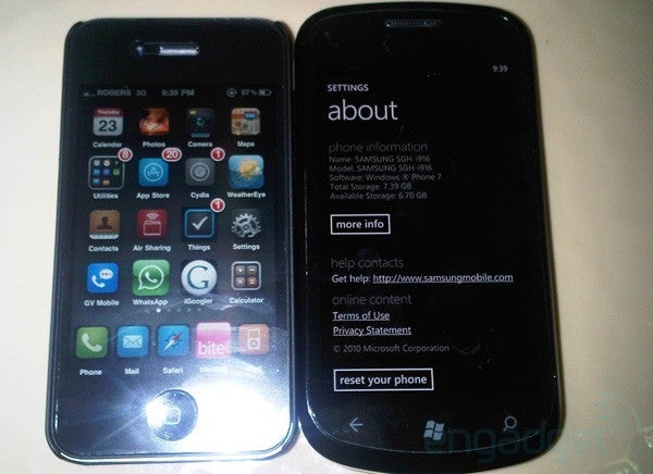 Cetus looking Samsung SGH-i916 spotted hanging out with an iPhone in Canada