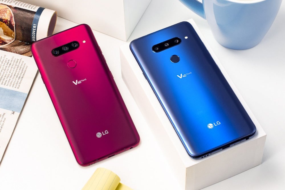 LG V40 ThinQ is announced with five cameras: three at the back, two at the front