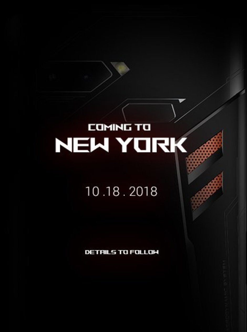 Asus ROG Phone set to make its US debut in New York on October 18