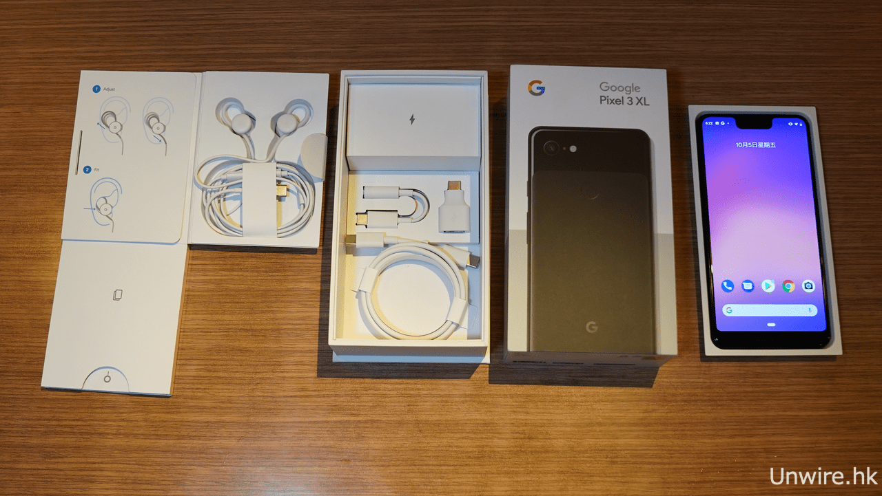 Here&#039;s what comes inside the Google Pixel 3 and Pixel 3 XL retail boxes