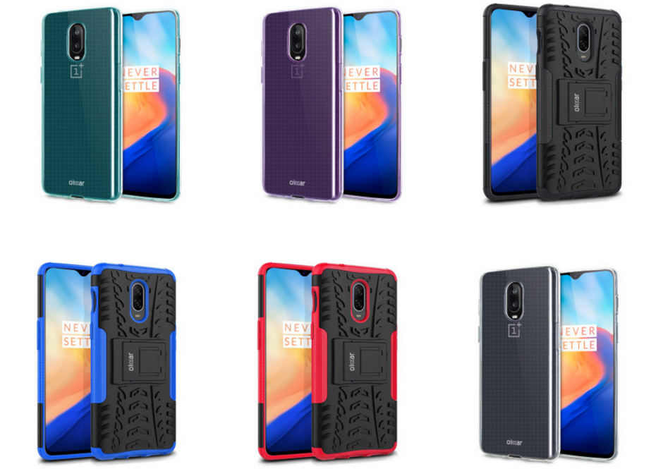 Olixar cases for the OnePlus 6T appear online - OnePlus 6T renders show phone nestled inside various cases