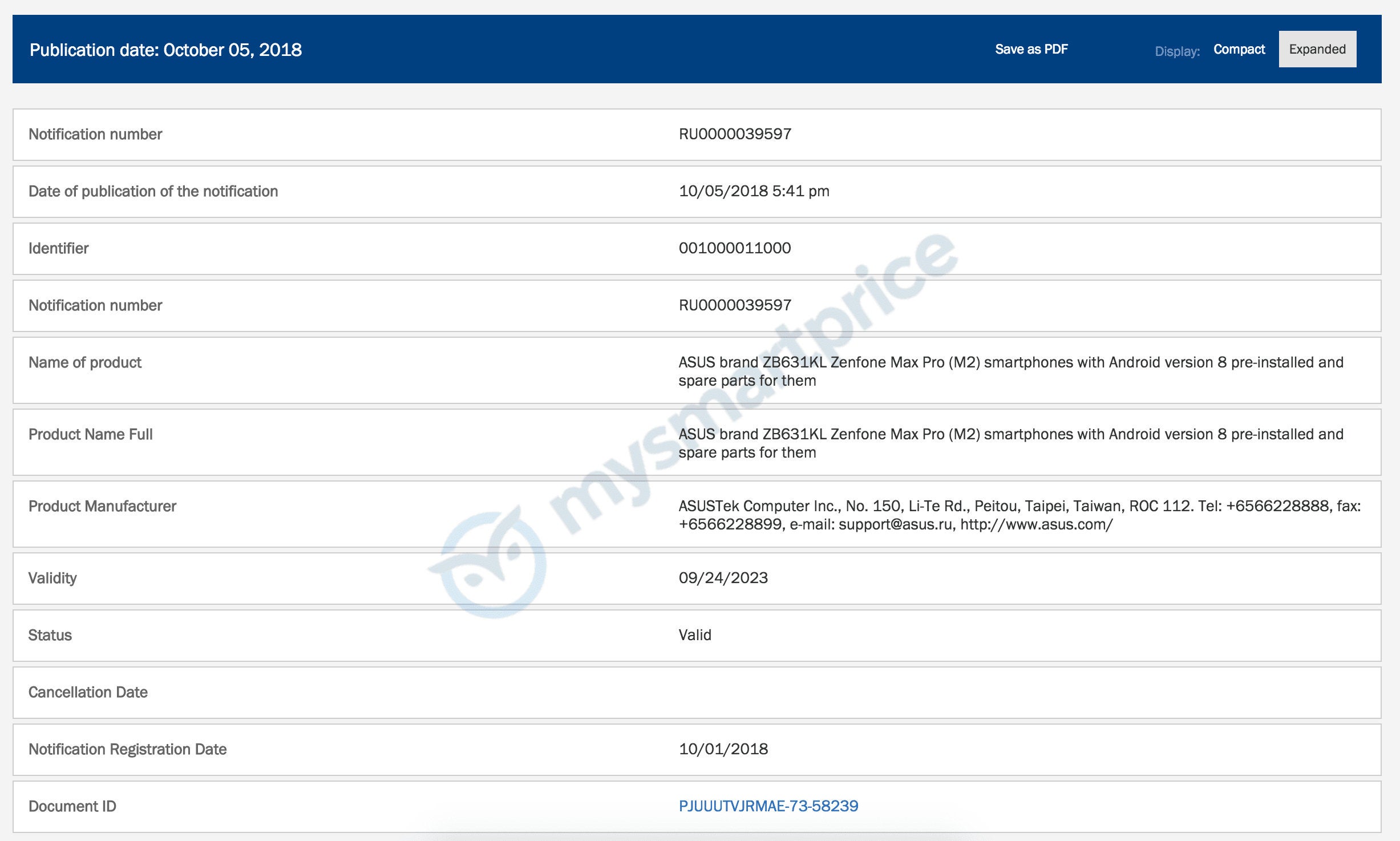 Asus ZenFone Max Pro (M2) certification - Asus ZenFone Max (M2) and ZenFone Max Pro (M2) get certified ahead of unveiling