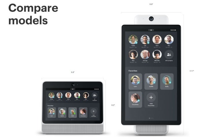 Compare echo show and best sale facebook portal