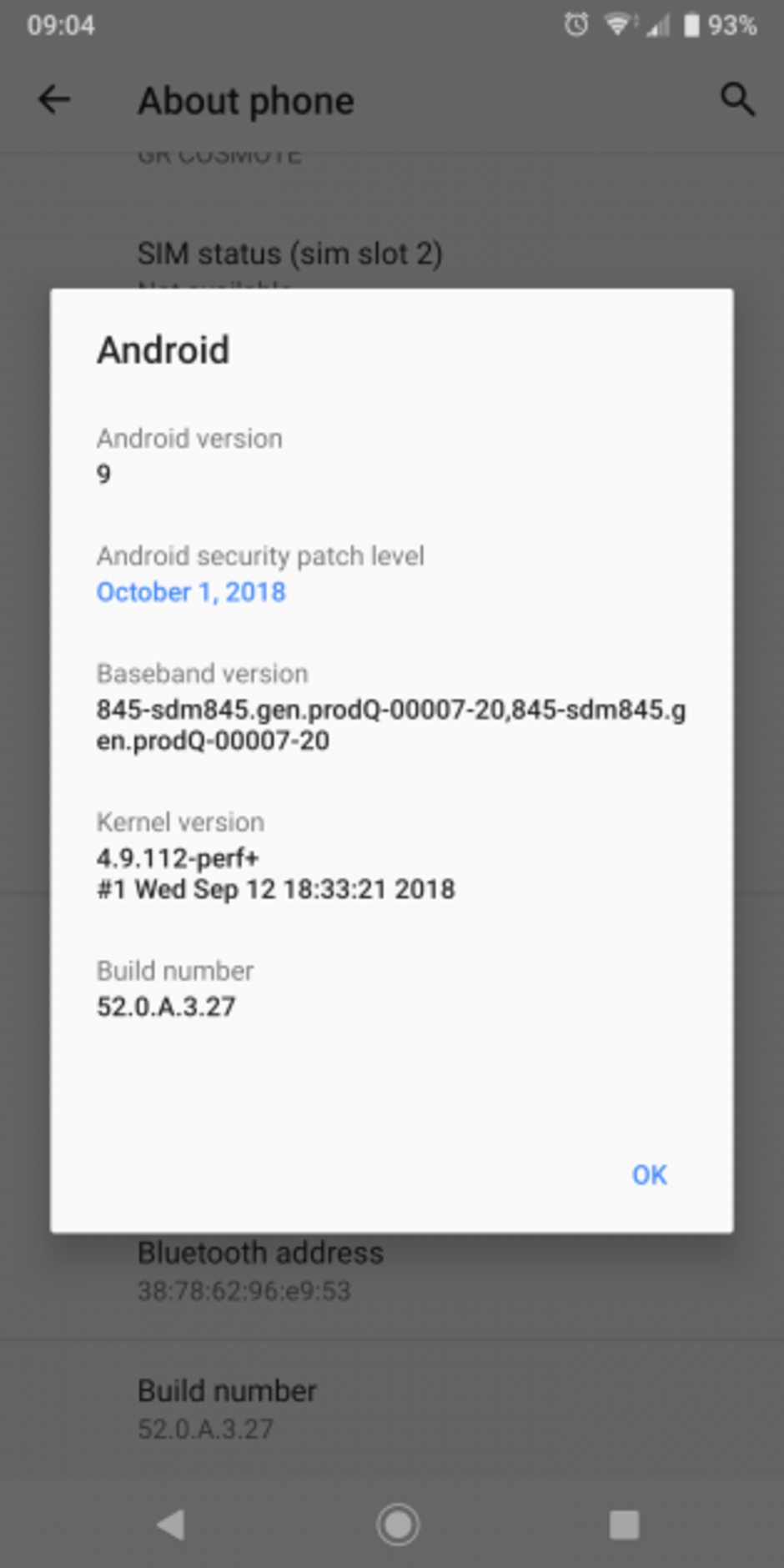 Sony's Xperia XZ3 flagship receives its first update, brings timely security changes