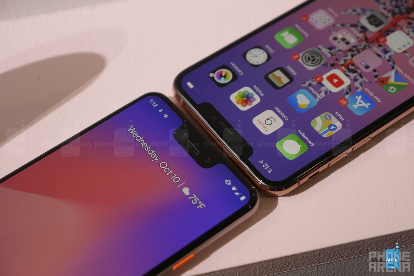 Google Pixel 3 XL vs Apple iPhone XS Max: first look