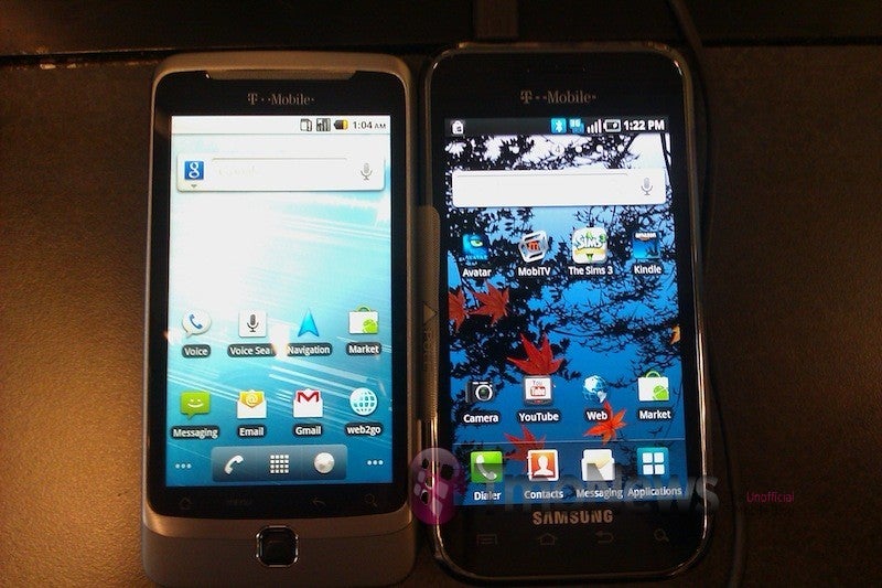 T-Mobile G2 units are slowly beginning to make their way into stores