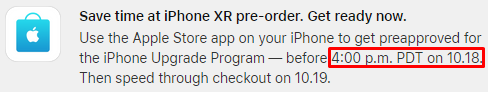 Apple's iPhone XR pre-order approvals are now live for Upgrade Program members