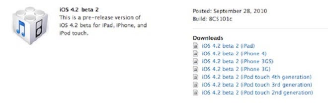 Developers get a second tasting with iOS 4.2 beta 2