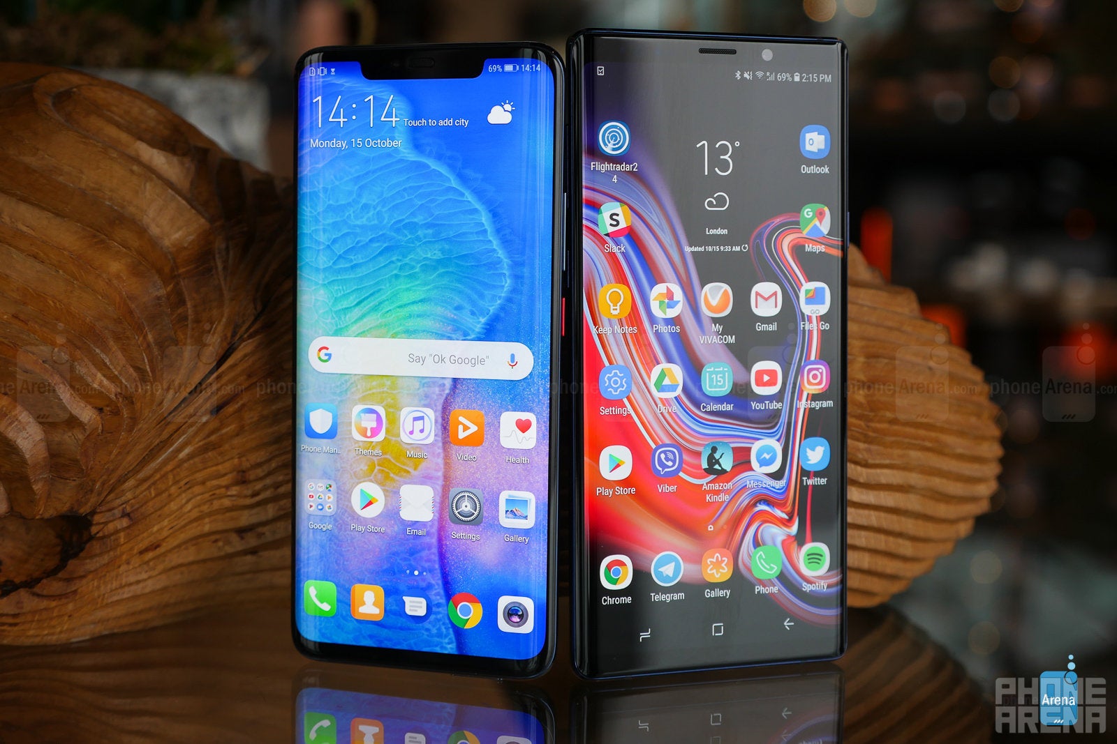 Huawei Mate 20 Pro vs Samsung Galaxy Note 9: first look