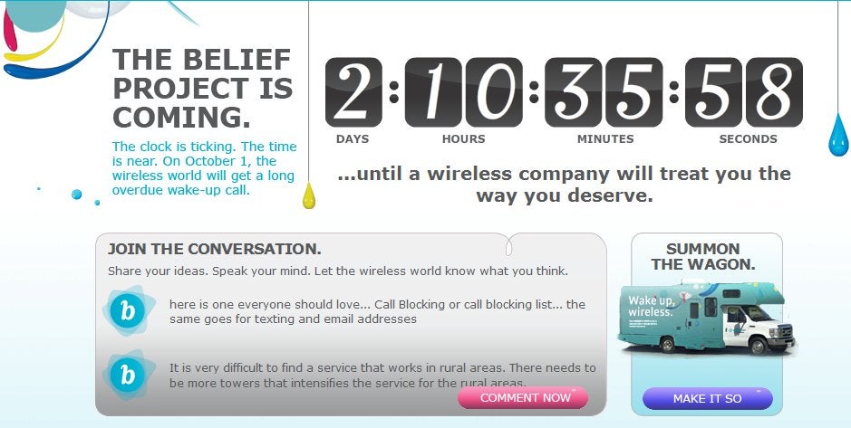 US Cellular is counting down until &quot;The Belief Project&quot; is here