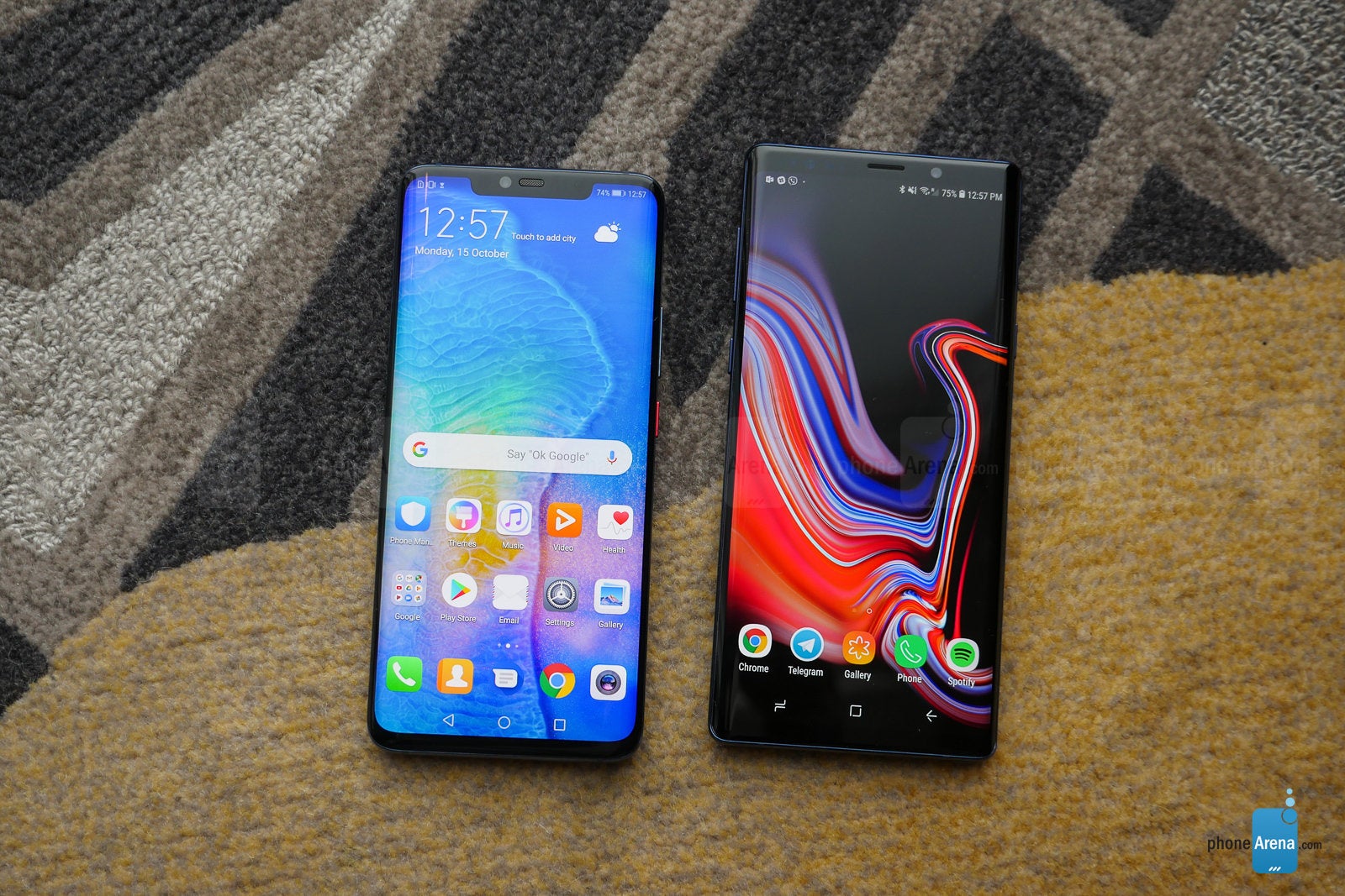 Huawei Mate 20 Pro vs Samsung Galaxy Note 9: first look