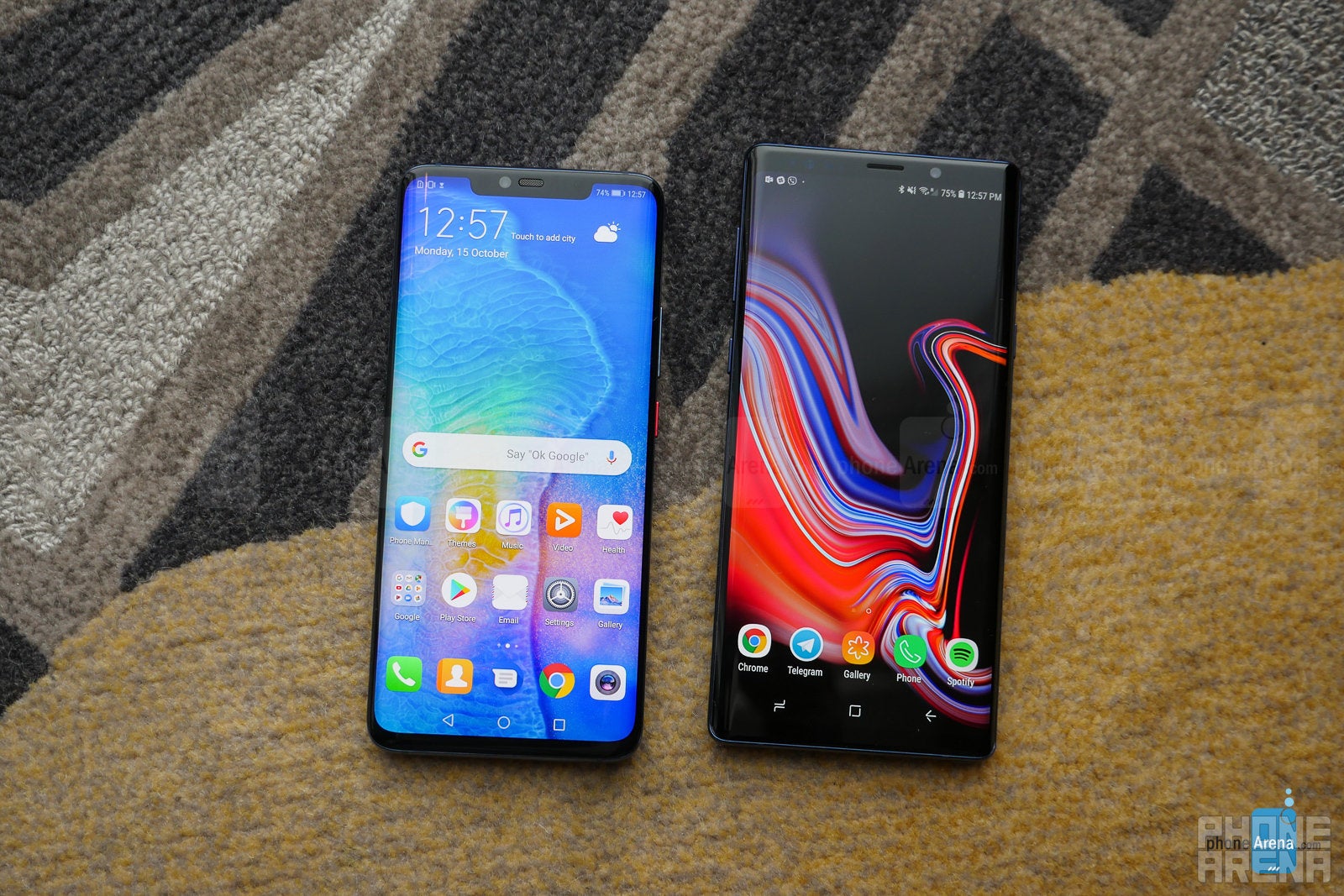 Huawei Mate 20 Pro vs Samsung Galaxy Note 9: first look
