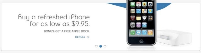 Bell entices customers to buy a 'refreshed' iPhone 3G by offering a free Apple Dock