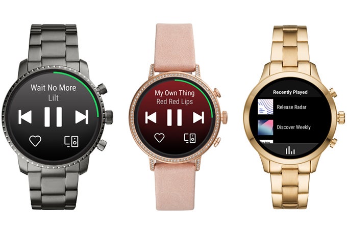 Fossil Gen 4 and Michael Kors Access Runway smartwatches - Spotify launches standalone app for Wear OS smartwatches