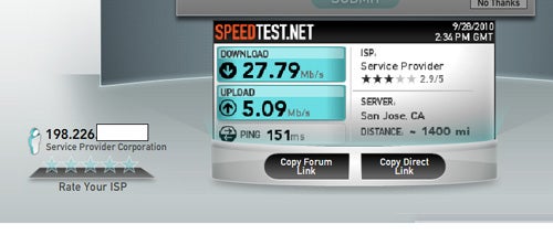 28 Mpbs a possibility with Verizon LTE