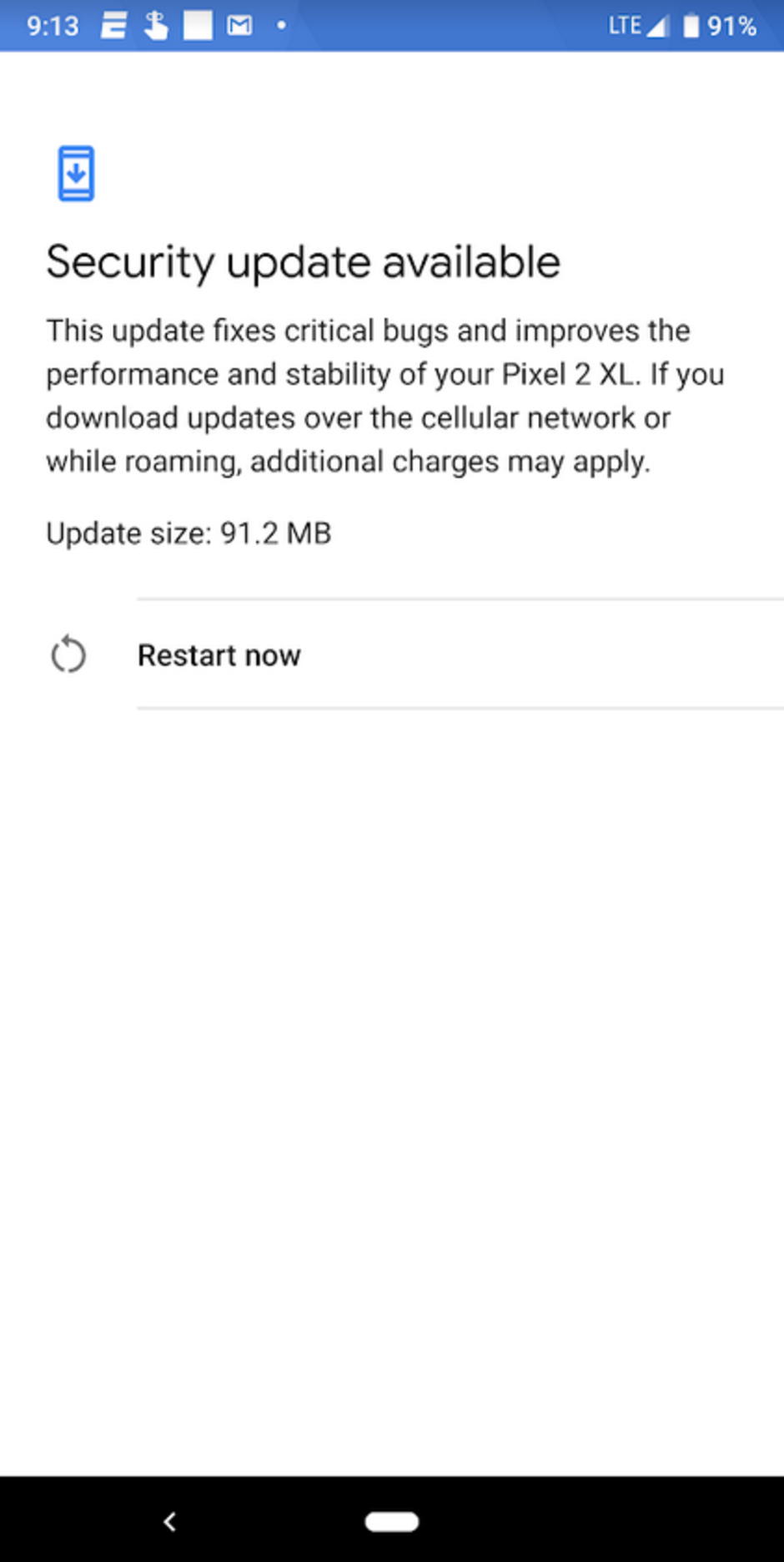 The Google Pixel handsets have received the November Android security update - November Android security update available on Pixel and some Nexus devices