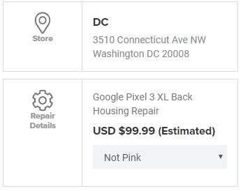 uBreakiFix would take your Pixel 3 repair order but may not have the parts yet - Google can&#039;t really offer repairs for your broken Pixel 3 or 3 XL right now
