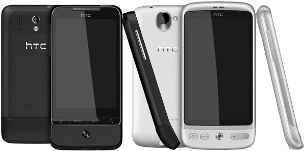 Black HTC Legend & white Desire are officially announced