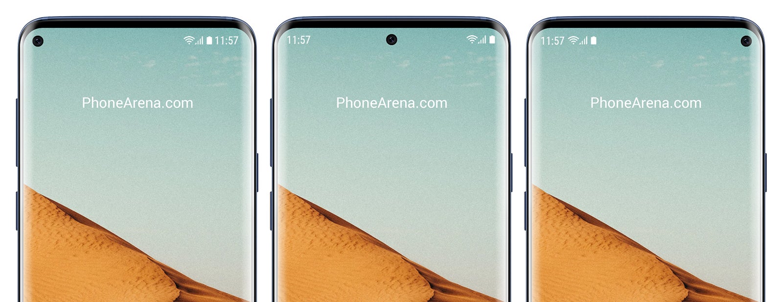 The Galaxy S10 won't have a notch, but it may have a 'hole' in its display – where should it be?