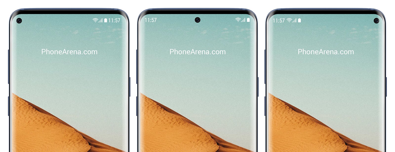 The Galaxy S10 won&#039;t have a notch, but it may have a &#039;hole&#039; in its display – where should it be?