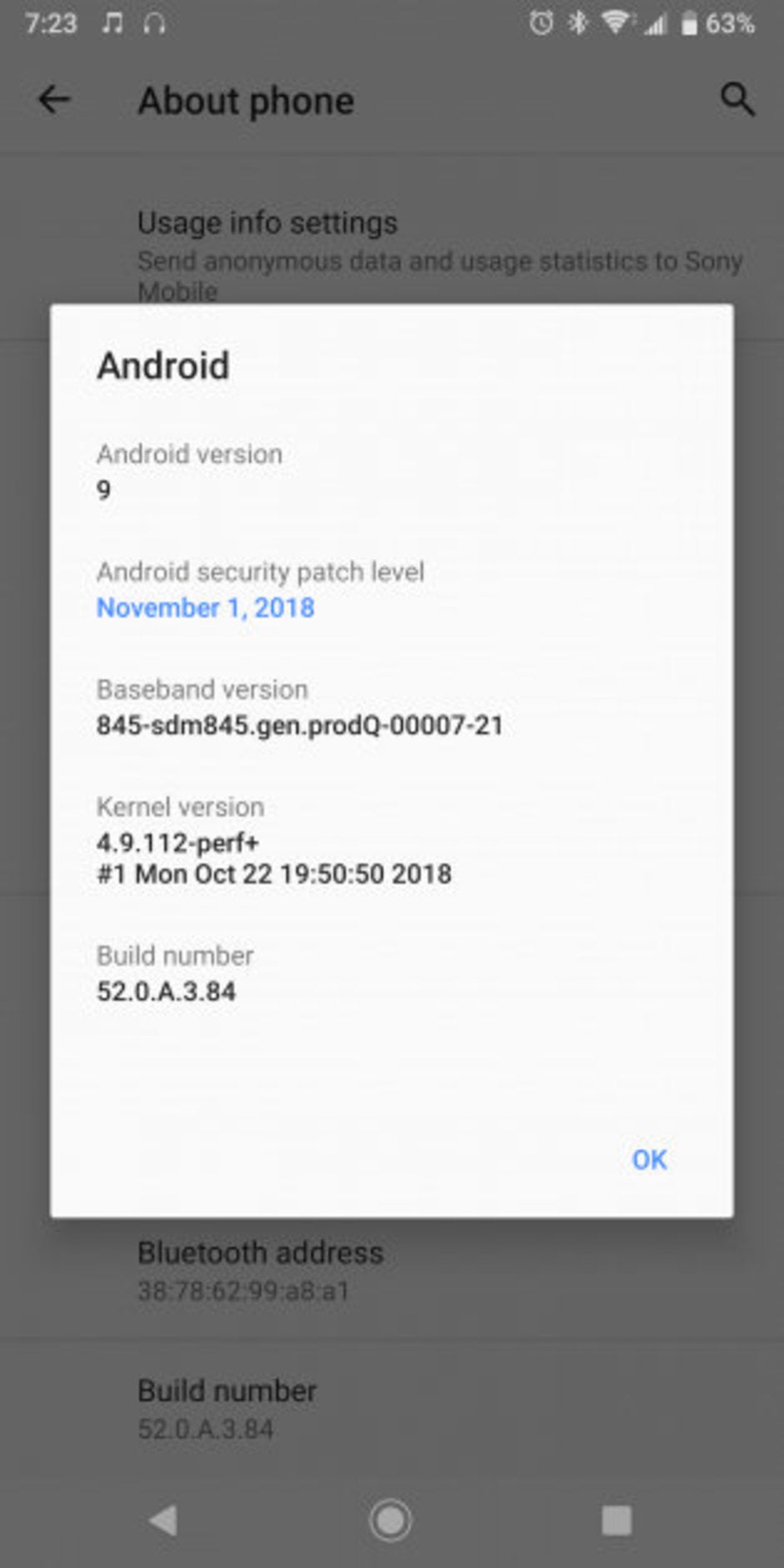 Sony Xperia XZ2 Premium receiving the Android 9 Pie update