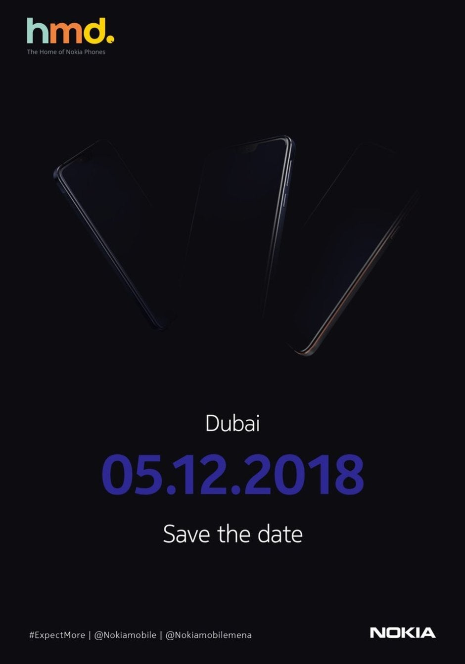Nokia teases December 5 event in Dubai; could unveil the Nokia 8.1