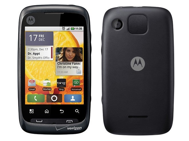 First time smartphone users should find the Motorola CITRUS easy to use - Motorola CITRUS announced for entry-level smartphone users