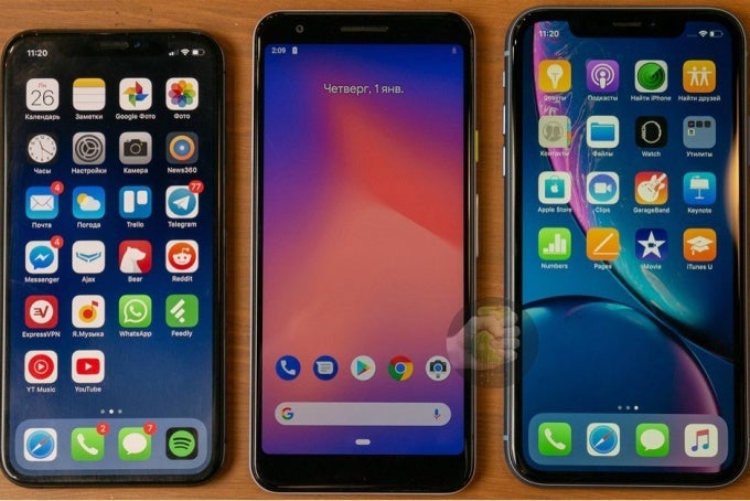 Pixel 3 Lite prototype pictured next to iPhone X and iPhone XR - The Pixel Ultra and Pixel 3 Lite are not the solution to Google&#039;s smartphone problems