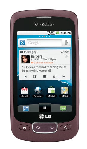 The LG Optimus T is an entry-level device - LG Optimus T heading to T-Mobile