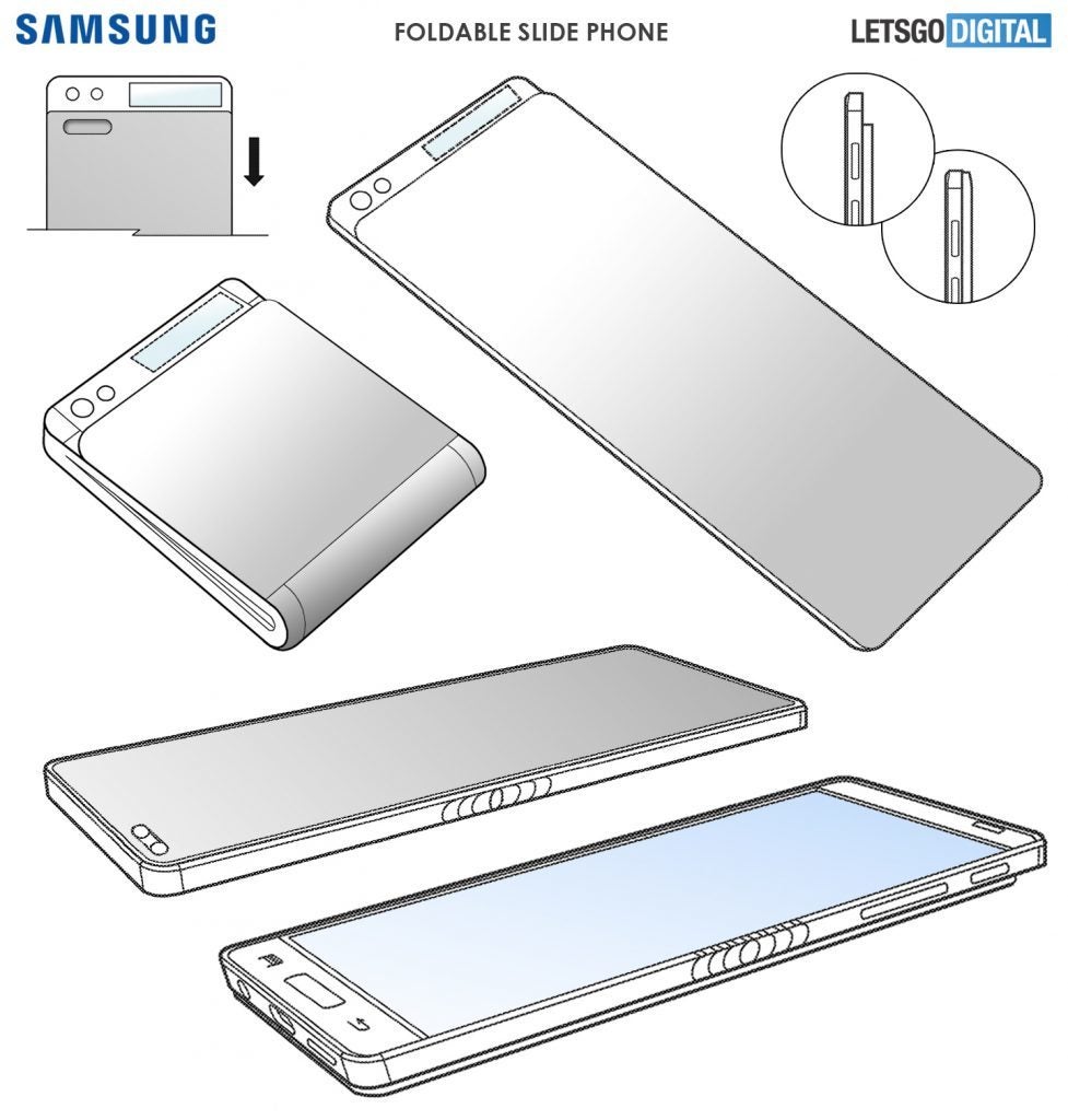 A slidable phone which also folds? That's what Samsung's latest patent envisions