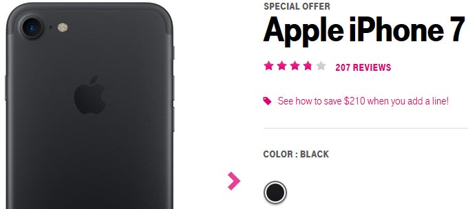 Deal: Buy a T-Mobile iPhone 7 for just $239.99