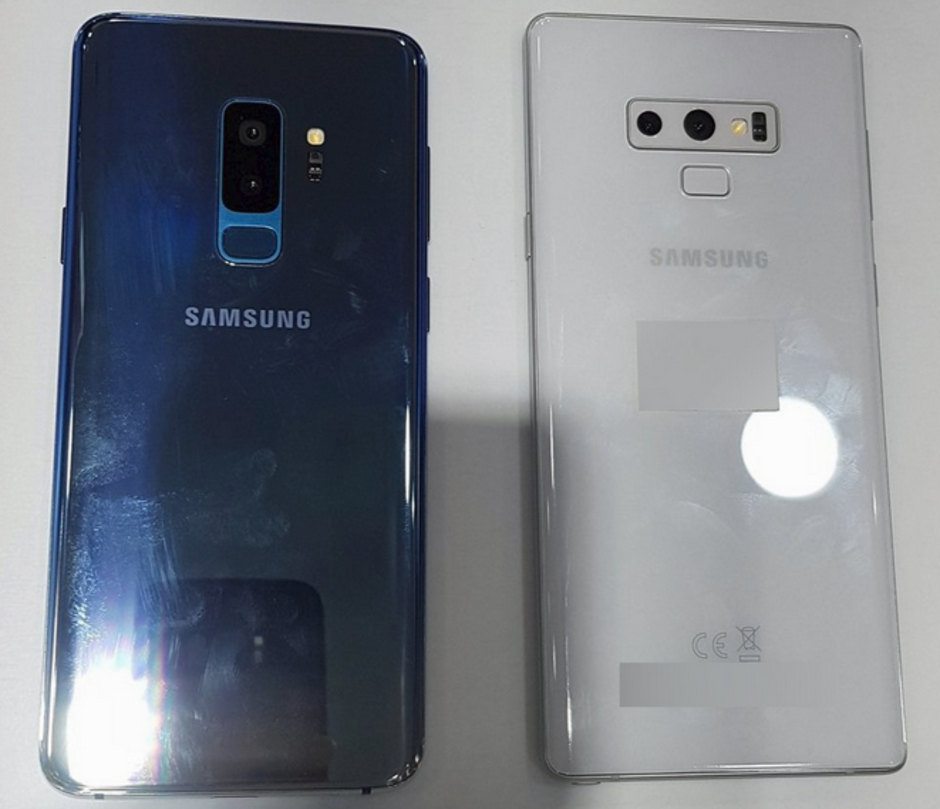 Samsung Galaxy S9 in Polaris Blue and the Galaxy Note 9 in Alpine White - Check out the Samsung Galaxy S9 in Polaris Blue and the Galaxy Note 9 in Alpine White