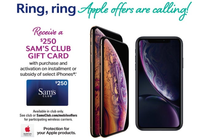 Sam's Club readies great deals on iPhone XS, Samsung Galaxy Note 9, and more
