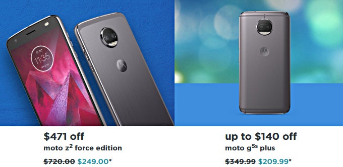New Motorola deals: Moto Z2 Force and Moto G5S Plus get huge price cuts