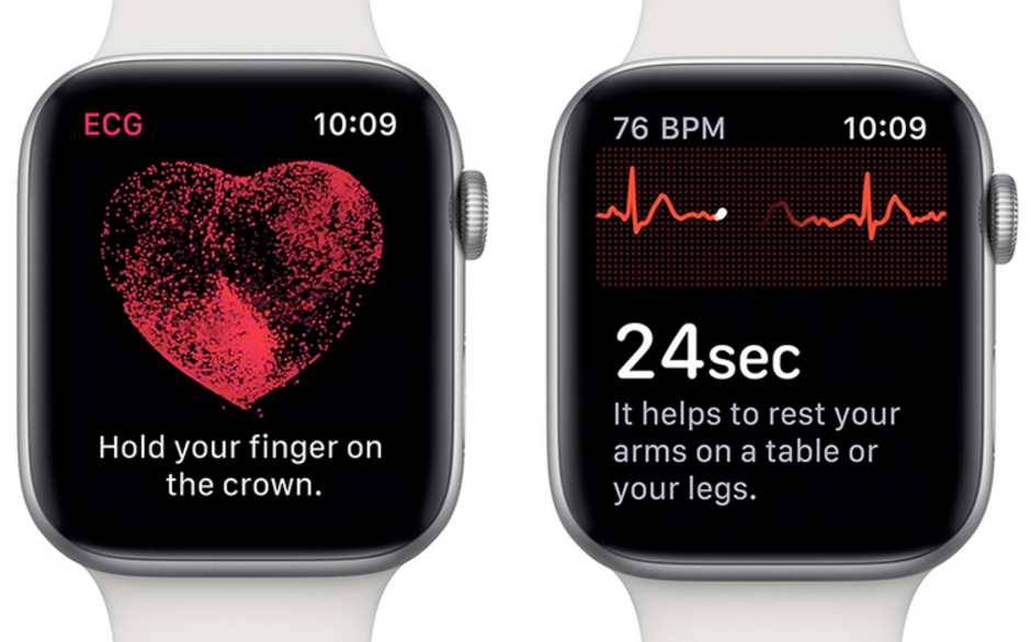 The latest watchOS update allows users of the Series 4 Apple Watch to look for heart rhythm irregularities using an ECG sensor - Videos show how Apple Watch saves lives; new update to watchOS 5.1.2 could save more
