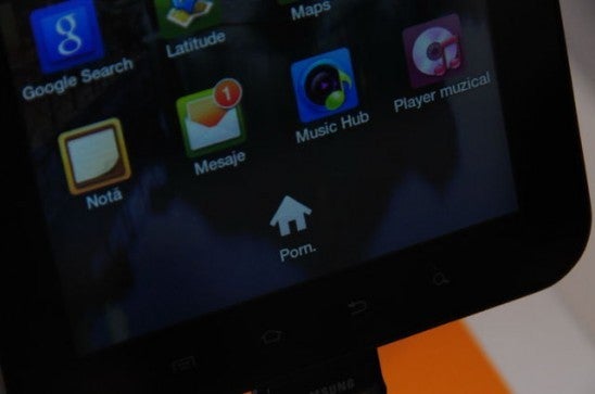 Romanian version of the Samsung Galaxy Tab is left with a “Porn” button