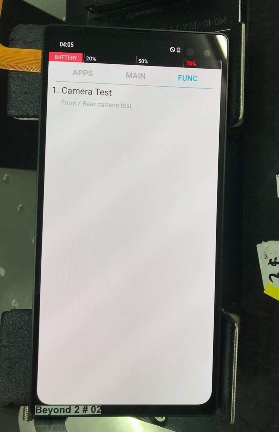 Alleged Samsung Galaxy S10+ prototype spotted in testing at factory