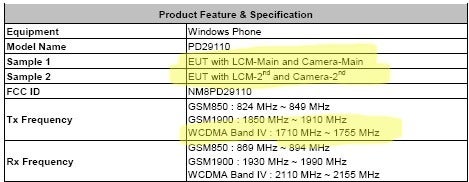 HTC PD29110 will pack two cameras & will possibly be T-Mobile bound