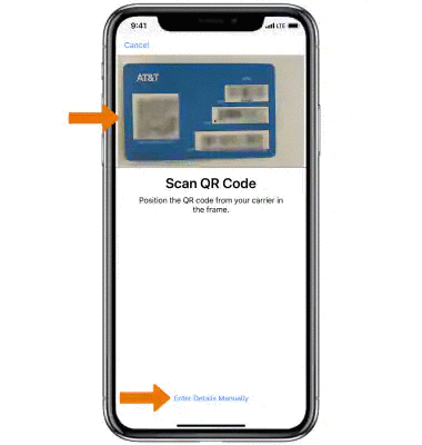 How to activate an AT&T plan on the eSIM of the iPhone XR, XS or XS Max