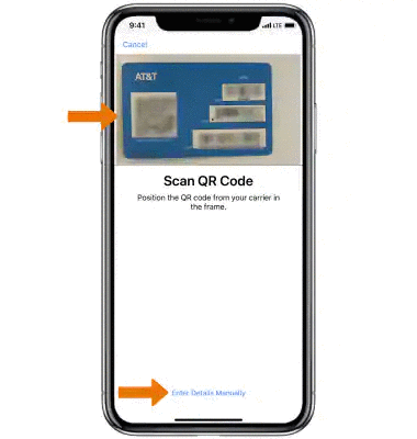 How to activate an AT&amp;T plan on the eSIM of the iPhone XR, XS or XS Max