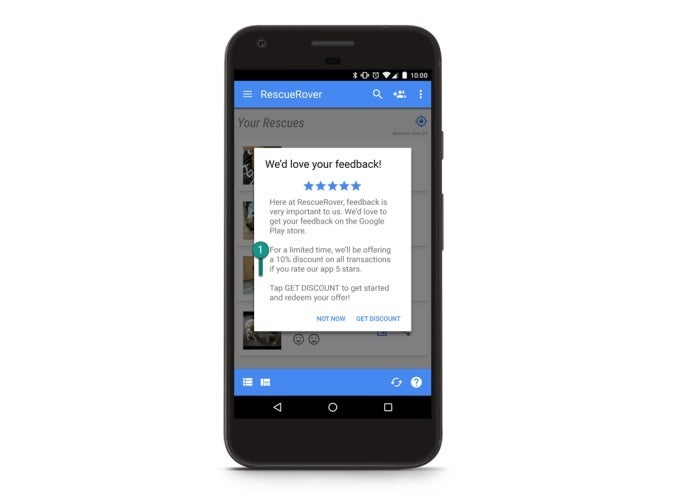 Offering discounts in exchange for 5-star app ratings is not okay - Google wants your help to make Play Store ratings and reviews more reliable