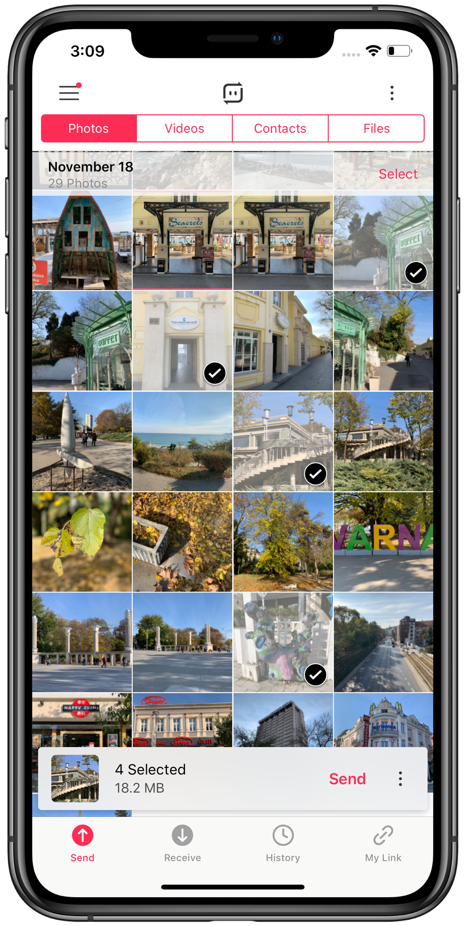 How to send photos and videos from an iPhone to an Android phone