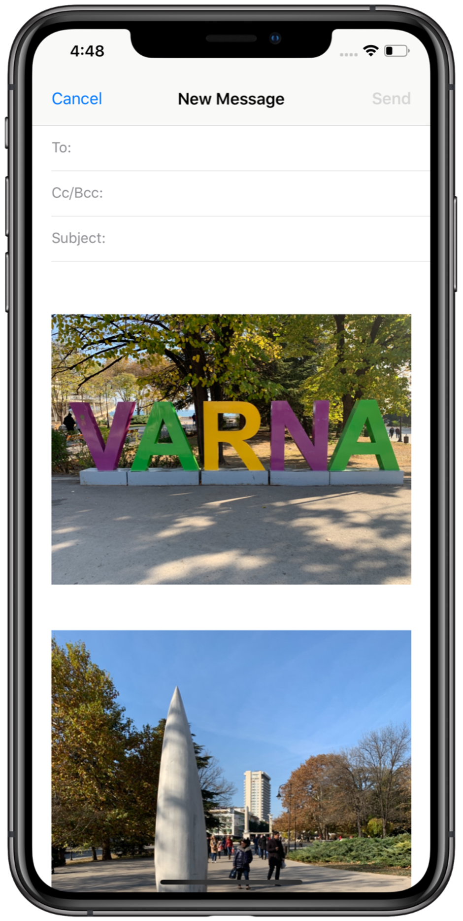 How to send photos and videos from an iPhone to an Android phone