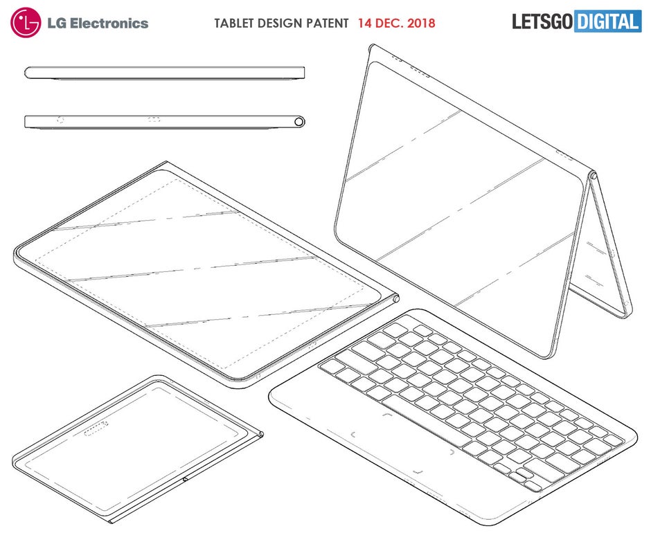 LG's upcoming tablet could feature detachable wireless keyboard, bezel-less design