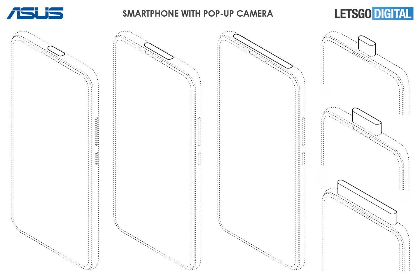 Asus upcoming phones may adopt pop-up and hole in display camera designs