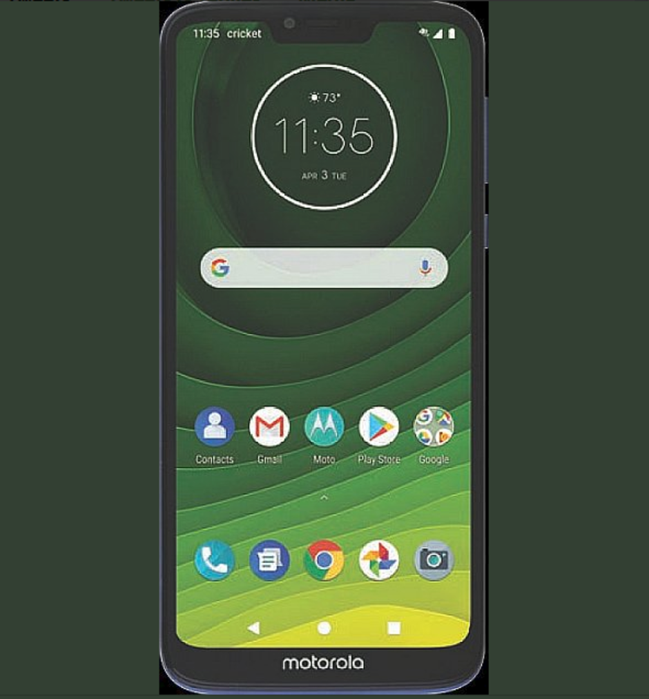 Render allegedly shows off the Moto G7 Supra for Cricket - Leaked render reveals the Moto G7 Supra for Cricket
