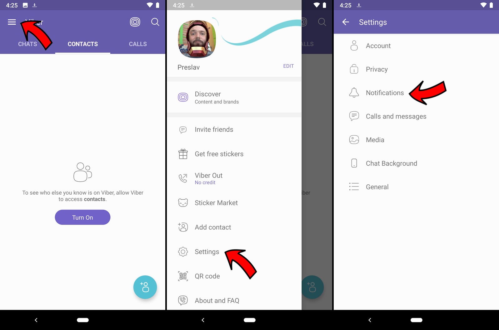 How to change the notification in Facebook Messenger, Hangouts, Viber, WhatsApp (Android - PhoneArena