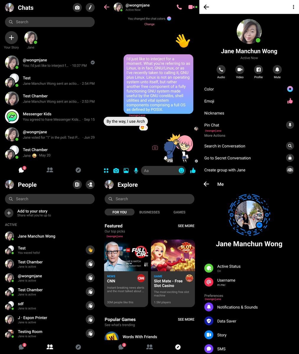 Messenger Dark Mode testing begins in some countries ahead of launch