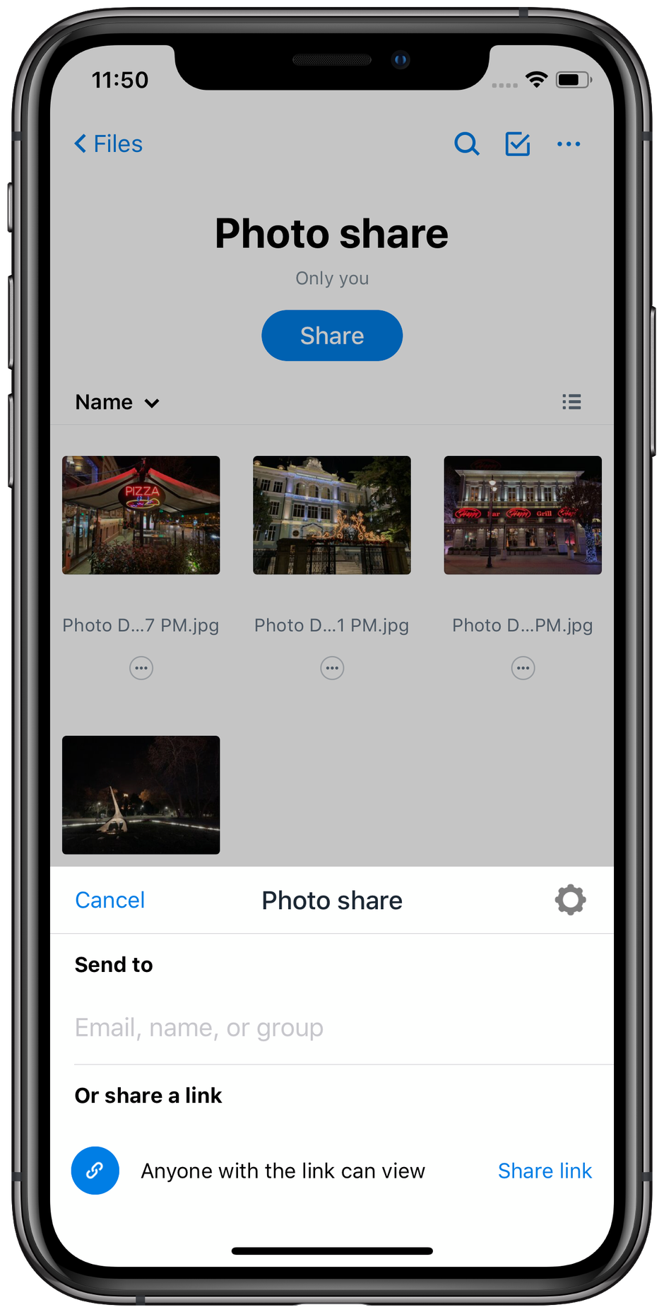 How to send photos and videos from an iPhone to an Android phone