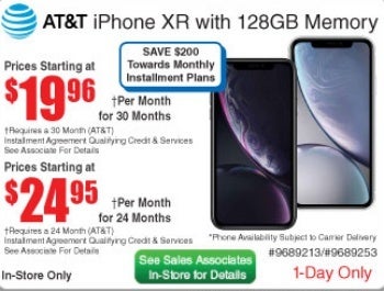 You can get a cool $200 iPhone XR discount with AT&amp;T at Fry&#039;s Electronics right now